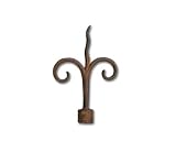 Review Restorers Affiliate  / Decorative Iron Curtain Rod Finials