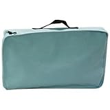 Folding Rolling Trolley Handled Shopping Bag Blue