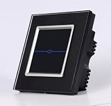 Retrotouch 1 Gang touch and remote light switch in Black