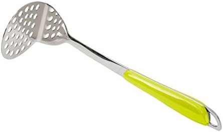 Stainless Steel Potato Masher in Green by Cellar Made