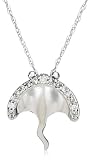 14k White Gold Jewels of the Sea Diamond Stingray Pendant (1/10 cttw, G-H Color, I1 Clarity)