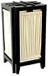 Asian D&eacute;cor - 18" Helsinki Electric Japanese Shoji Lantern w/ Pleated Cotton Shade - 4 Colors