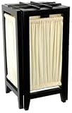 Asian Decor - 18 Helsinki Electric Japanese Shoji Lantern w/ Pleated Cotton Shade - 4 Colors