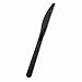 Dispoz-O F1002E Ebony Color Heavyweight Polypropylene Cutlery Knife (Case of 1000)