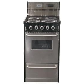 Summit Professional Series TEM130BKWY 20 Freestanding Electric Range with Manual Clean,... by