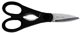 Pedrini Black & Satin Multipurpose Shears with Stainless-Steel Blade