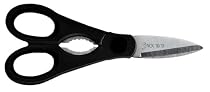 Pedrini Black & Satin Multipurpose Shears with Stainless-Steel Blade