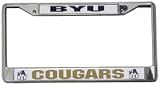 BYU Cougars Chrome License Plate Frame - SET OF 6 - Sports Merchandise