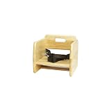 G.E.T. Natural Finish Wood Booster Seat