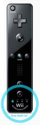 Controller Remote Plus - Black Wii (NINTENDO)