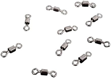 Fishing Tackle 10 Pcs Per Pack Stainless Steel Swivel Ring Convenient Conector
