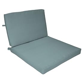 Strathwood Falkner Sectional Armless Lounge Chair Cushion, Blue Haze