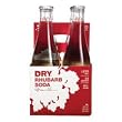 Dry Soda, Rhubarb, 4/12 oz (pack of 6 )