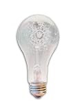 60 Watt A19 Rough Service Tough Coated Incandescent Light Bulb