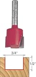Freud 16-104 3/4-Inch Diameter by 1/2-Inch Mortising Bit 1/4-Inch Shank