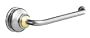 KOHLER K-12155-CB Fairfax Small Towel Bar, Polished Chrome with Vibrant Polished Brass Accents