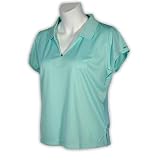 Womens Wilson Coolmint V-Neck Polo