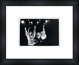 OZZY OSBOURNE With Randy Rhoads London 1980 - Custom Framed Ross Halfin Card