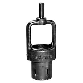 Norfield 75218 Thru-Top Hole Saw - 2-1 8, 1 2 Diameter Shank, For Metal Doors by Norfield