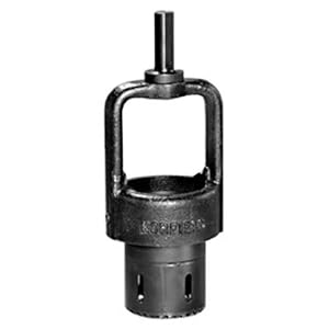 Norfield 75218 Thru-Top Hole Saw - 2-1 8, 1 2 Diameter Shank, For Metal Doors by 