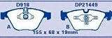 EBC Brakes DP21449 Brake Pad
