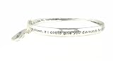 Bracelet - B153 - Bangle Style - Engraved with MOTHER Poem ~ If I could give you diamonds for each tear you cried for me, If I could give you sapphires for each truth you've helped me to see, If I could give you rubies for the heartache that you've known, If I could give you pearls for the wisdom that you've shown ~ Silver Tone Metal