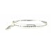 Bracelet - B153 - Bangle Style Engraved with MOTHER Poem ~ "If I could give you diamonds.." ~ Silver Tone Metal (68mm)