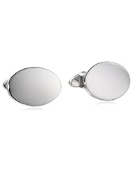 Dolan Bullock Sterling Silver Polished Oval Cuff Links