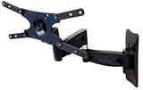 netSells® * Flach-Bildschirm Wandhalter * 25,4 cm (10")-101,6 cm(40") * bis 45kg * schwarz * mit Doppelgelenk