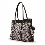 Mobile Edge - METSEJ - Signature Computer Tote Bag - Cotton Jacquard - 18 W x 14 H in.