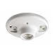 Leviton 9875 Porcelain Outlet Box Mount, Incandescent Ceiling Lampholder, Keyless, White