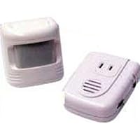 Heath Zenith RH-6019-WH-A Wireless Kit with Plug-In Alert and PIR Motion Sensor, White