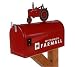 Farmall McCormick Model M Rural Mailbox with Topper Red