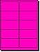 200 Label Outfitters Neon Fluorescent Pink Magenta Inkjet Laser High Visibility Labels for Inventory Control, Eye Catching Signs, Pallet Labels, 4 x 2 inches, 20 Sheets