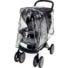 Sashas Rain and Wind Cover for Mutsy 4 Rider, 4 Rider Lite and Transporter Single Stroller image
