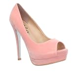 Womens Pastel Party Platform Siletto Peep Toe Shoe