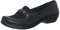 Hot Sale Dansko Women's Ophelia Flat,Black/Black Suede,38 EU/7.5-8 M US