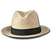 New FEDORA SINATRA Panama Straw Hat SNAP BRIM Mens