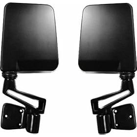 MIRROR Right=Left RH=LH (Passenger=Driver) for JEEP Wrangler (1987-1995), Manual, 1987 1988 1989 1990 1991 1992 1993 1994 1995 87 88 89 90 91 92 93 94 95