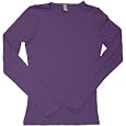 American Apparel Women`s Sheer Jersey Long Sleeve T-shirt - Tee