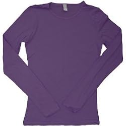 American Apparel Women's Sheer Jersey Long Sleeve T-shirt - Tee