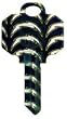 San Diego Chargers Schlage SC1 House Key