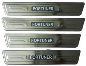 HDMX HDM13X9X23 Stainless Steel Door Blue Led Scuff Plate For Toyota Fortuner