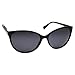 grinderPUNCH Women's Polarized Cateye Sunglasses Lentes Black