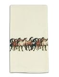 Kay Dee Designs V0048 Running Horses Border Towel By John Saunders