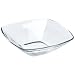 Bormioli Rocco Eclissi Clear Square Soup Plates, Set of 12