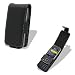 Noir Luxe Black Leather Flip Case for Nokia N86 8MP