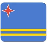 Aruba Aruban Flag Mousepad Mouse Pad Mat