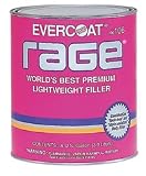 Fibreglass Evercoat 105 Rage Premium Lightweight Body Filler - Quart