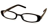 UrbanSpecs Readers Full Readers (Women) Reading Glasses - R4924 Black Leather